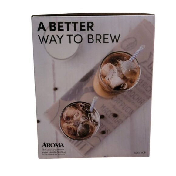 Aroma Express Cold Brew Coffee Maker – 17 oz (2 Cups) – New in Box - Picture 2 of 5